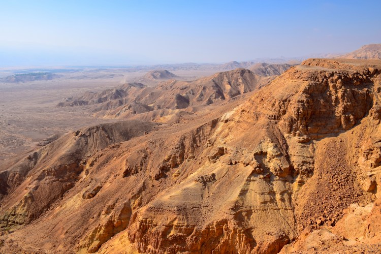 Beautiful view of the mountains surrounding the kibbutz.