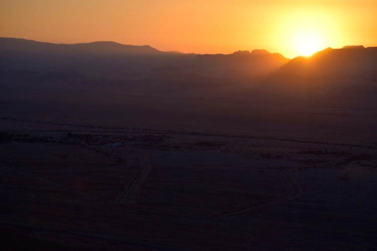 Sunrise over Jordan