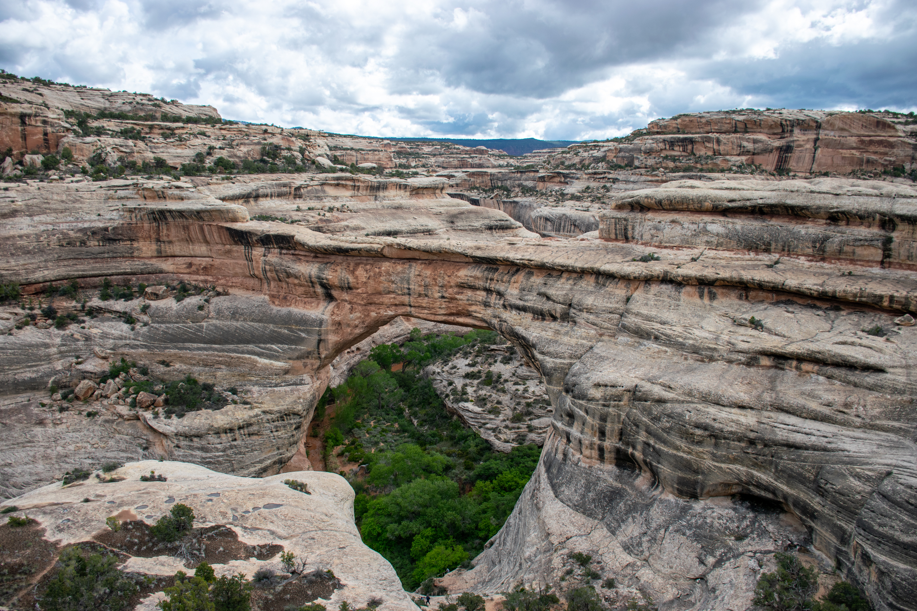 View of Sipapu Natural Bridge